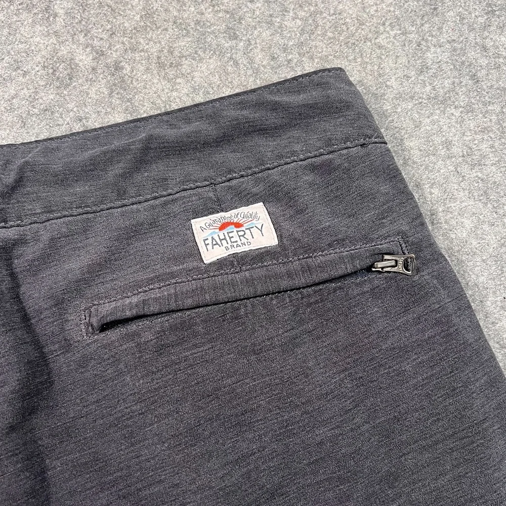 Faherty Brand Charcoal Gray All Day Stretch Performance Shorts Men's Size 30